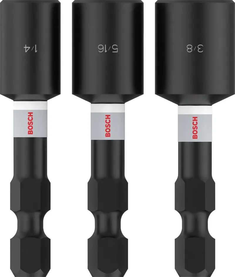 Bosch Accessories 2608521U65 Schlagschrauber-Steckschlüsseleinsatz-Set 1/4 (6.3 mm), 5/16 (8 mm), 3/8 (10 mm) 2608521U65 von Bosch Professional – Produktbild 1 von 6