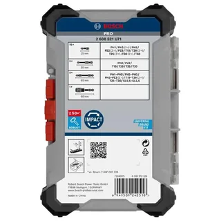 Bosch Accesorios Jeu D´embouts De Tournevis Pro Impact 31 Unités de Bosch Professional – image du produit 4 sur 6