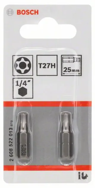 Bosch Accessories 2608522013 2608522013 TX-Bit Antrieb: 1/4 (6.3 mm) Abtrieb: TX TB 27 25 mm by Bosch Professional – product image 2 of 2