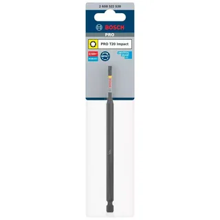 Bosch Accessories 2608522538 2608522538 TX-Bit Antrieb: 1/4 (6.3 mm) Abtrieb: T-Profil TX 20 von Bosch Professional – Produktbild 1 von 5