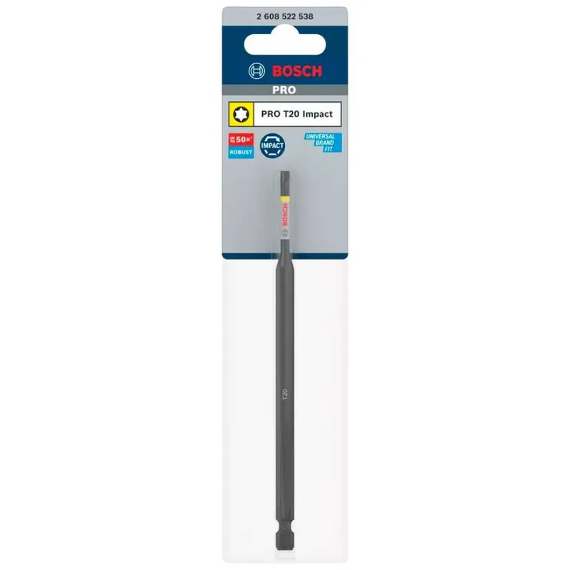 Bosch Accessories 2608522538 2608522538 TX-Bit Antrieb: 1/4 (6.3 mm) Abtrieb: T-Profil TX 20 von Bosch Professional – Produktbild 1 von 5