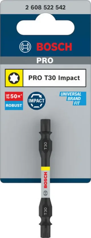 Bosch Accessories 2608522542 2608522542 TX-Bit Antrieb: 1/4 (6.3 mm) Abtrieb: TX TX 30 by Bosch Professional – product image 2 of 2