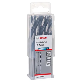 Bosch Accessories 2608577238 2608577238 HSS Foret pour le métal 7 mm Longueur totale 109 mm bruni DIN 338 tige cylindrique 10 pc(s) de Bosch Professional – image du produit 2 sur 6