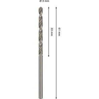 Bosch Accessories 2608577634 2608577634 Metall-Spiralbohrer 2 St. fra Bosch Professional – produktbillede 2 af 6
