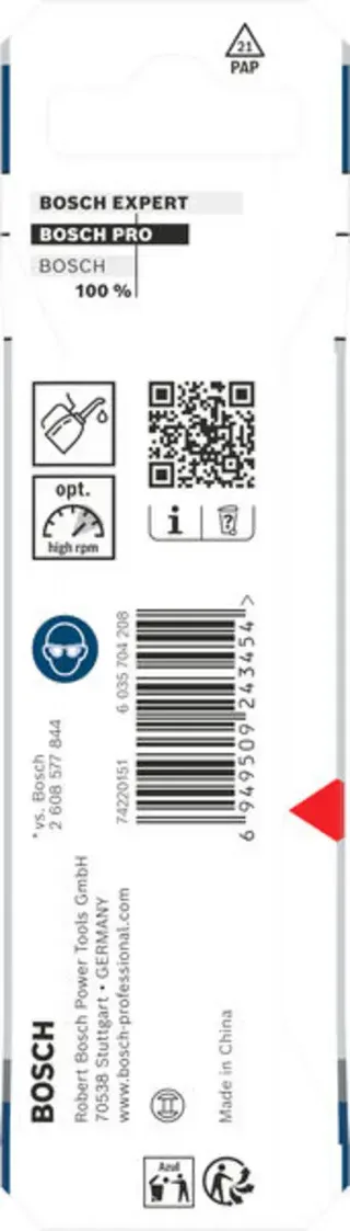 Bosch Accessories 2608577634 2608577634 Metall-Spiralbohrer 2 St. fra Bosch Professional – produktbillede 1 af 6