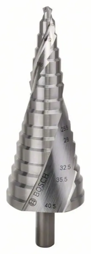 Bosch Accessories 2608587427 Bosch Power Tools HSS Stufenbohrer Gesamtlänge 125.5 mm 3-Flächenschaft 1 St. de Bosch Professional – image du produit 1 sur 2