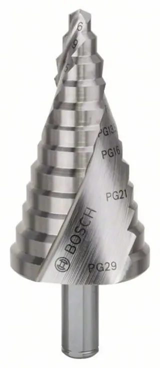 Bosch Accessories 2608587428 2608587428 HSS Stufenbohrer Gesamtlänge 93 mm 3-Flächenschaft 1 St. de Bosch Professional – image du produit 1 sur 2