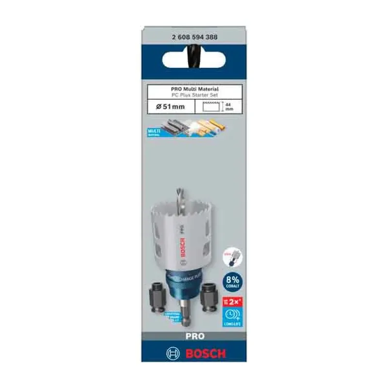 Bosch Accessories 2608594388 2608594388 Scie-cloche 51 mm fortemement allié 1 pc(s) de Bosch Professional – image du produit 2 sur 2