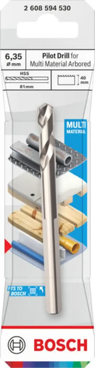 Bosch Accessories 2608594530 2608594530 Zentrierbohrer geschliffen 1 St. de Bosch Professional – image du produit
