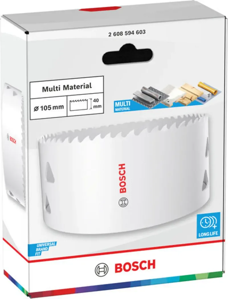 Bosch Accessories 2608594603 2608594603 Scie-cloche 105 mm 1 pc(s) de Bosch Professional – image du produit 2 sur 2