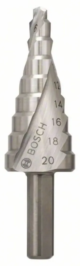 Bosch Accessories 2608597519 2608597519 HSS Stufenbohrer Gesamtlänge 70.5 mm 3-Flächenschaft 1 St. de Bosch Professional – image du produit 1 sur 2