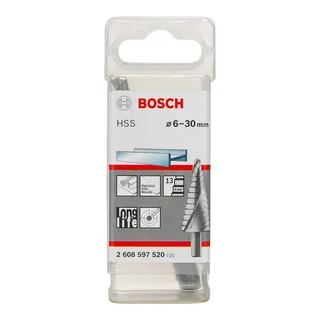 Bosch Accessories 2608597520 Bosch Power Tools HSS Stufenbohrer Gesamtlänge 93.5 mm 3-Flächenschaft 1 St. de Bosch Professional – image du produit 3 sur 3