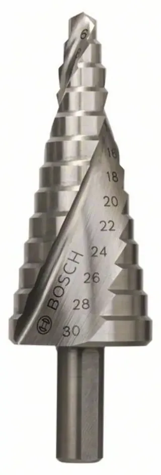 Bosch Accessories 2608597520 Bosch Power Tools HSS Stufenbohrer Gesamtlänge 93.5 mm 3-Flächenschaft 1 St. de Bosch Professional – image du produit 1 sur 3