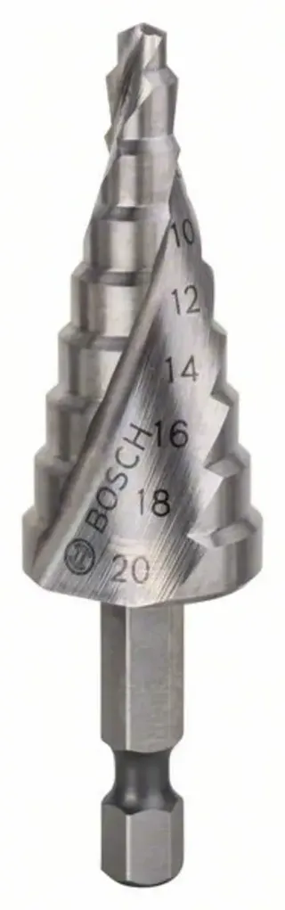 Bosch Accessories 2608597524 2608597524 HSS Stufenbohrer Gesamtlänge 70.5 mm 1/4 (6.3 mm) 1 St. von Bosch Professional – Produktbild 1 von 2