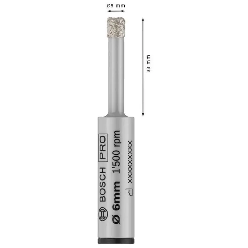 Bosch Accessories 2608599053 2608599053 Scie-cloche 6 mm diamanté 1 pc(s) de Bosch Professional – image du produit 4 sur 6