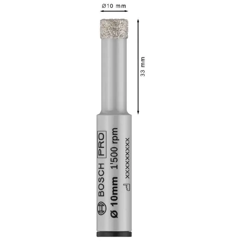 Bosch Accessories 2608599056 2608599056 Scie-cloche 10 mm diamanté 1 pc(s) de Bosch Professional – image du produit 4 sur 6
