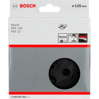 Bosch Accessories 2608601062 Schleifteller mittel, 125 mm, für PEX 12, PEX 12 A, PEX 125 Durchmesser 125 mm Passend für (Details) Exzenterschleifer GEX 150 AC by Bosch Professional – product image 2 of 2