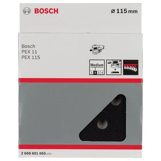 Bosch Accessories 2608601065 Schleifteller mittel, 115 mm, für PEX 115 Durchmesser 115 mm Passend für (Details) Exzenterschleifer PEX 115 de Bosch Home & Garden – image du produit 2 sur 2