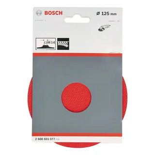 Bosch Accessories 2608601077 Stützteller mit Klettverschluss zum Befestigen von Schleifblättern 125 mm Durchmesser 125 mm von Bosch Professional – Produktbild 2 von 2