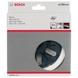 Bosch Accessories 2608601116 Schleifteller hart, 150 mm Durchmesser 150 mm Passend für (Details) Exzenterschleifer GEX 125-150 AVE, GEX 150 AC, GEX 150 Turbo by Bosch Professional – product image 2 of 2