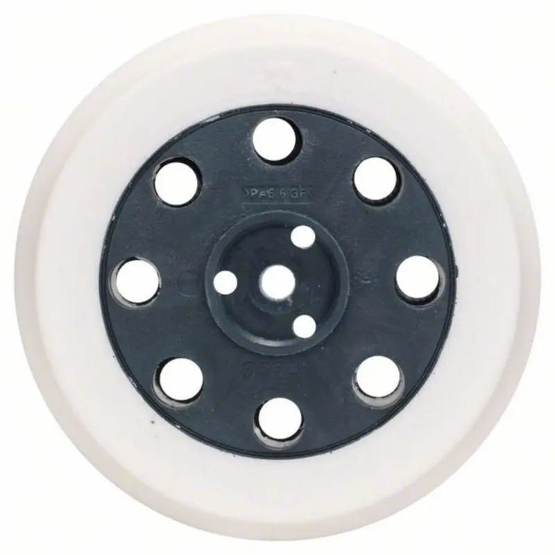 Bosch Accessories 2608601119 Schleifteller hart, 125 mm Durchmesser 125 mm Passend für (Details) Exzenterschleifer GEX 12 A, GEX 12 AE, GEX 125 A, GEX 125 AC von Bosch Professional – Produktbild