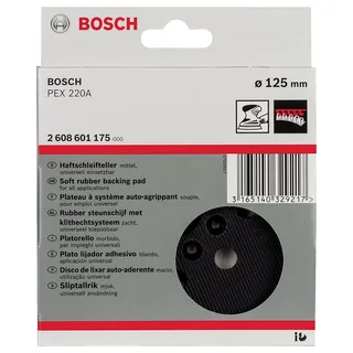 Bosch Accessories 2608601175 Schleifteller mittel, 125 mm, 8, für PEX 220 A Durchmesser 125 mm Passend für (Details) Exzenterschleifer PEX 220 A de Bosch Home & Garden – image du produit 2 sur 2
