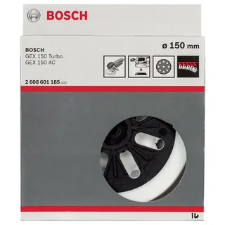 Bosch Accessories 2608601185 Schleifteller mittelhart, 150 mm, für GEX 125-150 AVE, GEX 150 Durchmesser 150 mm Passend für (Details) Exzenterschleifer GEX de Bosch Professional – image du produit 2 sur 2