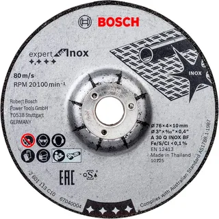Bosch Accessories 2608601705 2608601705 Schruppscheibe gerade Durchmesser 76 mm Bohrungs-Ø 10 mm 2 St. von Bosch Professional – Produktbild 2 von 4