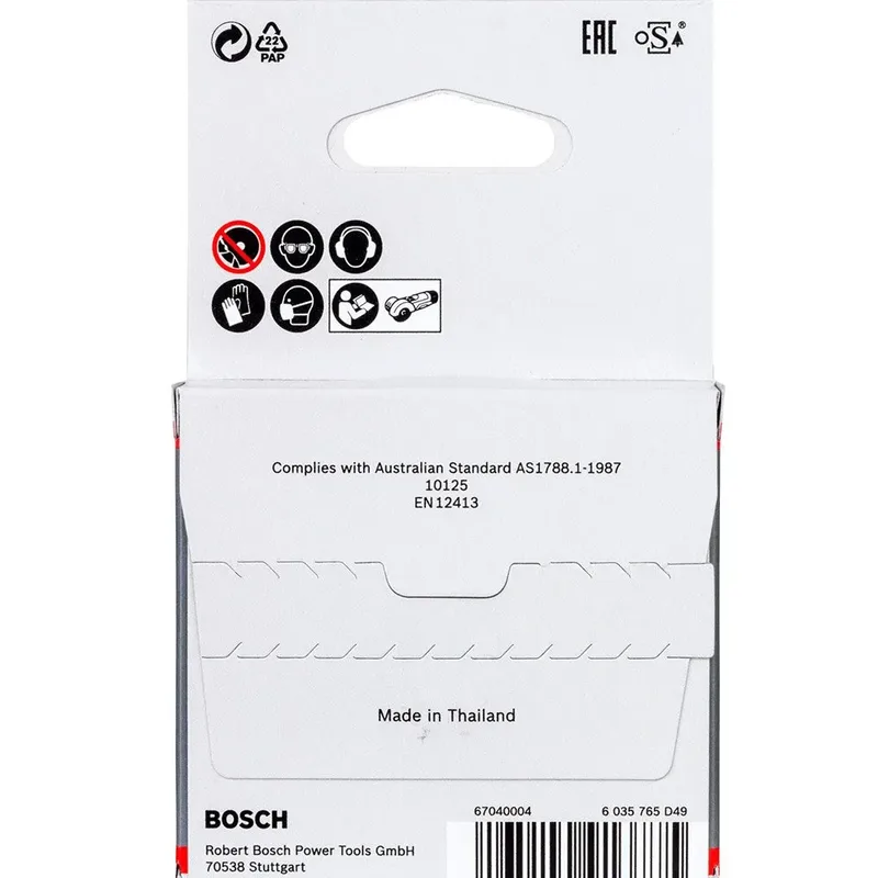 Bosch Accessories 2608601705 2608601705 Schruppscheibe gerade Durchmesser 76 mm Bohrungs-Ø 10 mm 2 St. von Bosch Professional – Produktbild 4 von 4