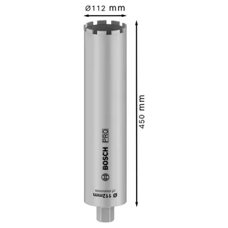 Bosch Accessories 2608601798 2608601798 Lochsäge 112 mm diamantbestückt 1 St. von Bosch Professional – Produktbild 3 von 6