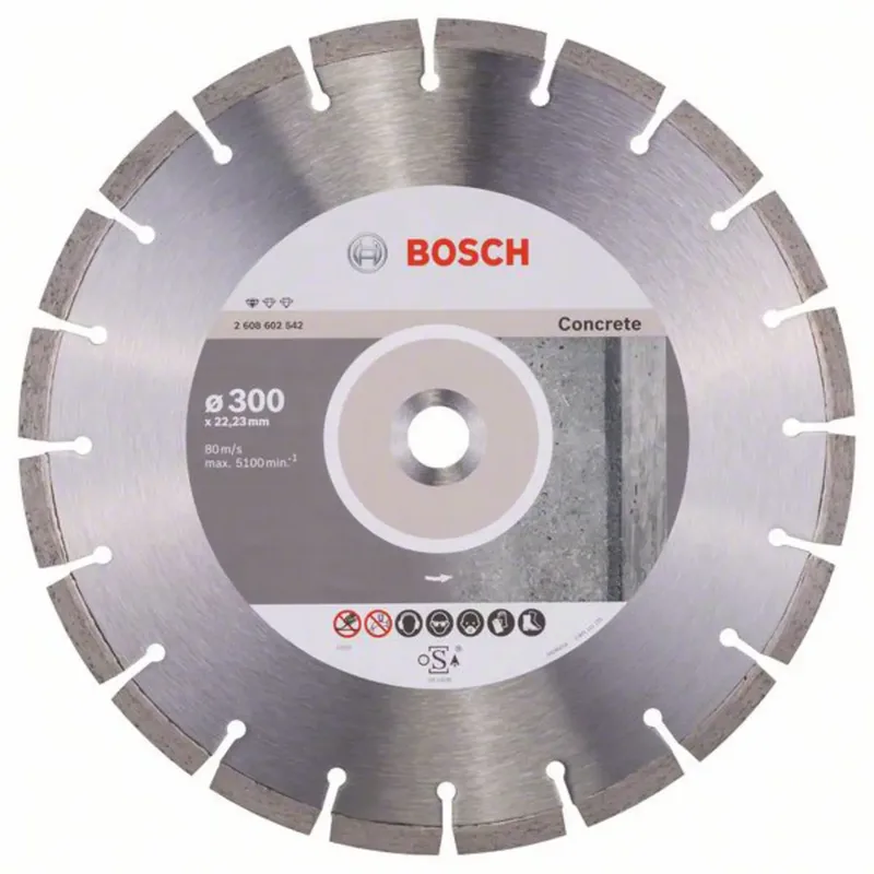 Bosch Accessories 2608602542 Bosch Power Tools Diamanttrennscheibe Durchmesser 300 mm Bohrungs-Ø 22.23 mm Beton 1 St. by Bosch Professional – product image
