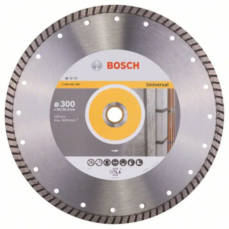 Bosch Accessories 2608602586 Bosch Power Tools Diamanttrennscheibe Durchmesser 300 mm Bohrungs-Ø 20.00 mm Beton 1 St. von Bosch Professional – Produktbild