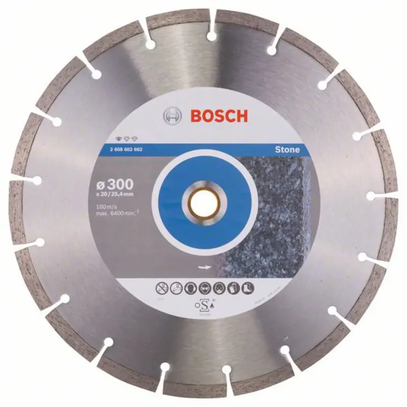 Bosch Accessories 2608602602 Bosch Power Tools Diamanttrennscheibe Durchmesser 300 mm Bohrungs-Ø 20.00 mm Stein 1 St. by Bosch Professional – product image