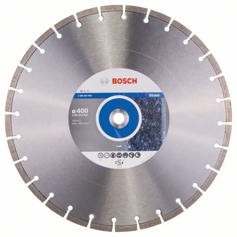 Bosch Accessories 2608602604 Bosch Power Tools Diamanttrennscheibe Durchmesser 400 mm Bohrungs-Ø 20.00 mm Stein 1 St. by Bosch Professional – product image