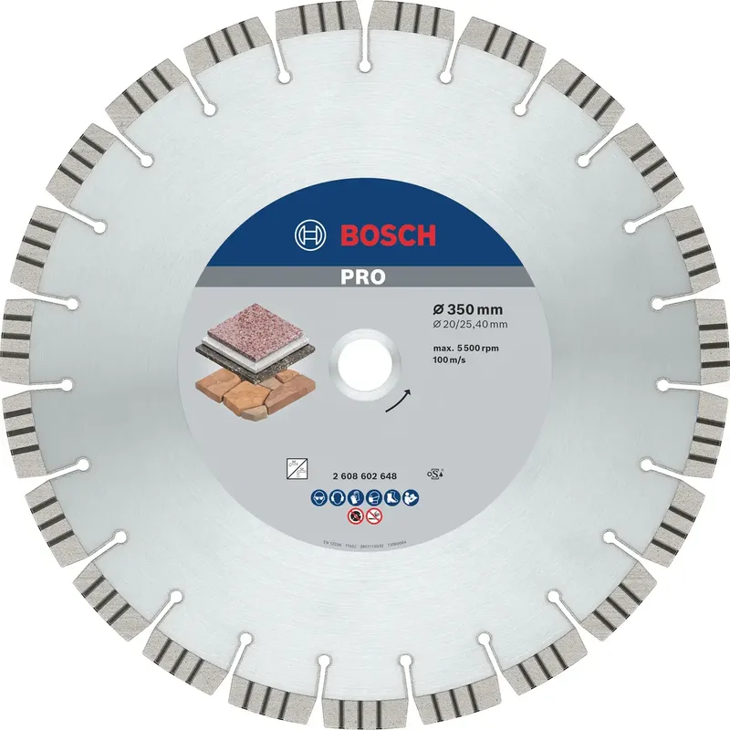 Bosch Accessories 2608602648 Bosch Power Tools Diamanttrennscheibe 1 St. by Bosch Professional – product image 1 of 4