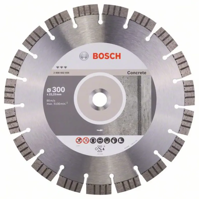 Bosch Accessories 2608602656 Bosch Power Tools Diamanttrennscheibe Durchmesser 300 mm Bohrungs-Ø 22.23 mm Beton 1 St. by Bosch Professional – product image