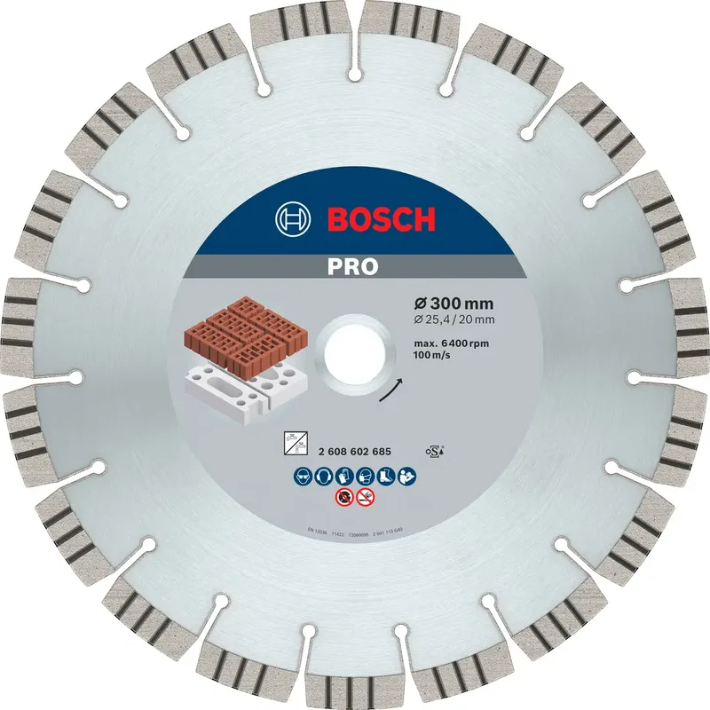 Bosch Accessories 2608602685 Bosch Power Tools Diamanttrennscheibe Durchmesser 300 mm 1 St. by Bosch Professional – product image
