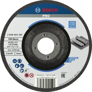 Bosch Accessories 2608603160 2608603160 Trennscheibe gekröpft 125 mm 1 St. Stahl by Bosch Professional – product image 1 of 2