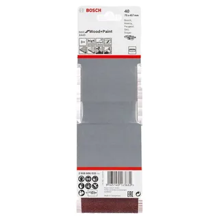 Bosch Accesorios Bande De Papier De Verre Pour Bois 75x457 Mm G40 3 Unités de Bosch Professional – image du produit 2 sur 2