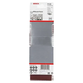 Bosch Accesorios Bande De Papier De Verre Pour Bois 75x533 Mm G150 3 Unités de Bosch Professional – image du produit 2 sur 2