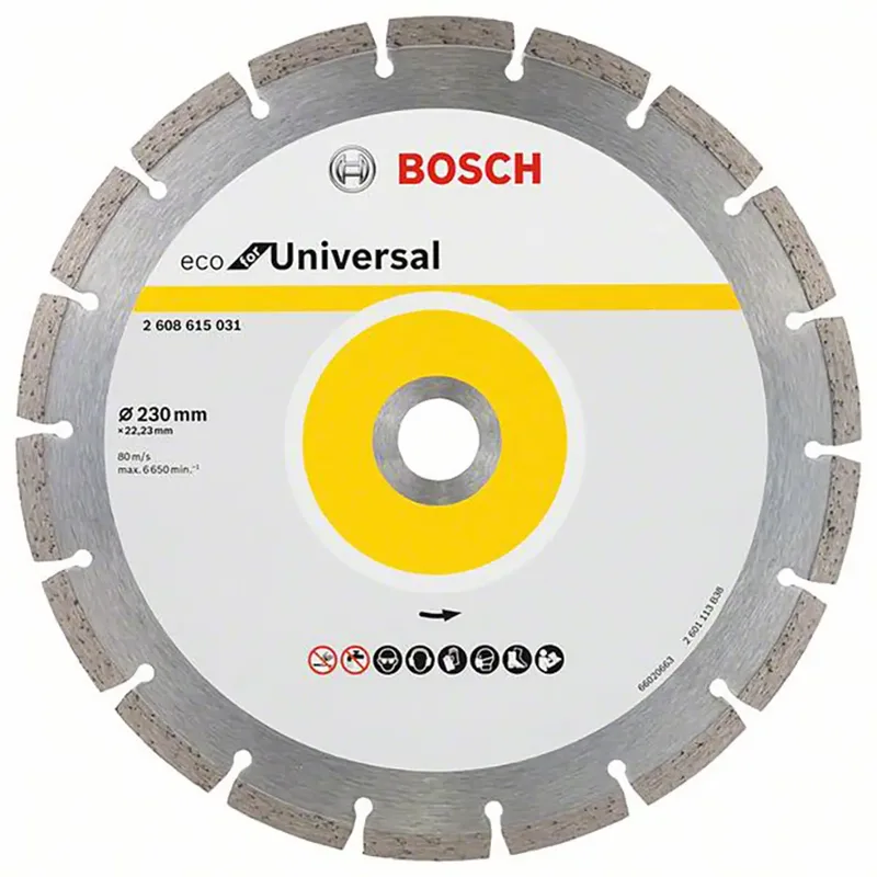 Bosch Accessories 2608615031 2608615031 Diamanttrennscheibe 230 mm 1 St. Beton, Ziegel, Kalkstein, Dachziegel von Bosch Professional – Produktbild