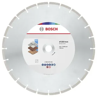 Bosch Accessories 2608615035 2608615035 Diamanttrennscheibe Durchmesser 350 mm Bohrungs-Ø 25.40 mm Beton, Ziegel, Weichgestein 1 St. by Bosch Professional – product image 1 of 2