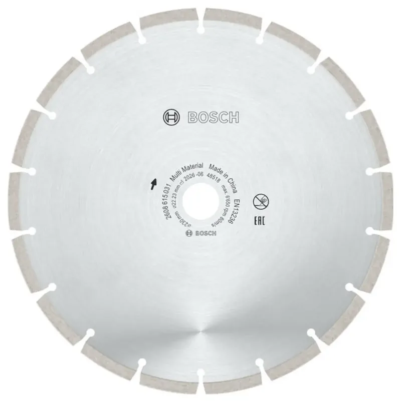 Bosch Accessories 2608615044 2608615044 Diamanttrennscheibe Durchmesser 230 mm Bohrungs-Ø 22.23 mm Beton, Ziegel, Weichgestein 10 St. von Bosch Professional – Produktbild 2 von 2