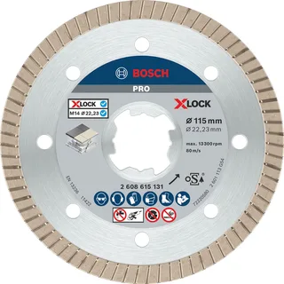 Bosch Accessories 2608615131 Bosch X-LOCK-diamantdoorslijpschijf 115 mm Diameter 115 mm 1 stuk(s) von Bosch Professional – Produktbild 1 von 5