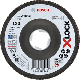 Bosch Accessories 2608619200 Fächerschleifscheibe Durchmesser 115 mm Körnung (num)=120 1 St. by Bosch Professional – product image 1 of 2