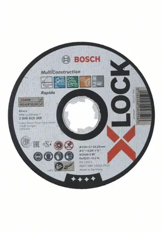 Bosch Accessories 2608619269 2608619269 Trennscheibe gerade 125 mm 1 St. by Bosch Professional – product image 1 of 4