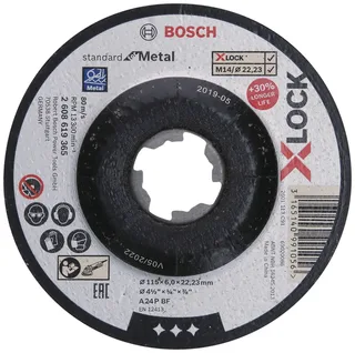 Bosch Accessories 2608619365 X-LOCK Schruppscheibe gerade Durchmesser 115 mm Bohrungs-Ø 22.23 mm 1 St. by Bosch Professional – product image 1 of 2