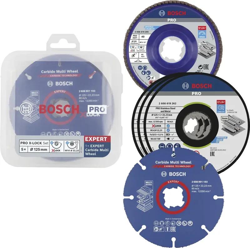Bosch Accessories 2608619374 Fächerschleifscheibe Durchmesser 125 mm 5 St. by Bosch Professional – product image