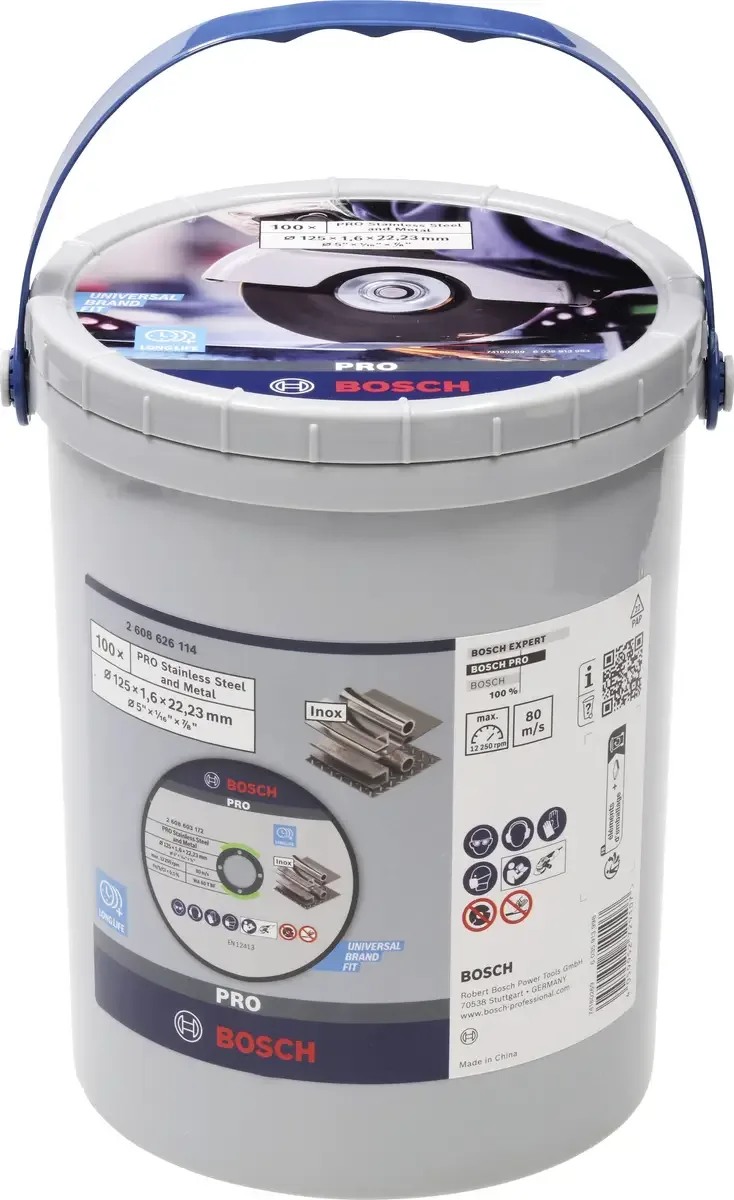 Bosch Accessories 2608626114 2608626114 Trennscheibe 100 St. Edelstahl (rostfrei) von Bosch Professional – Produktbild