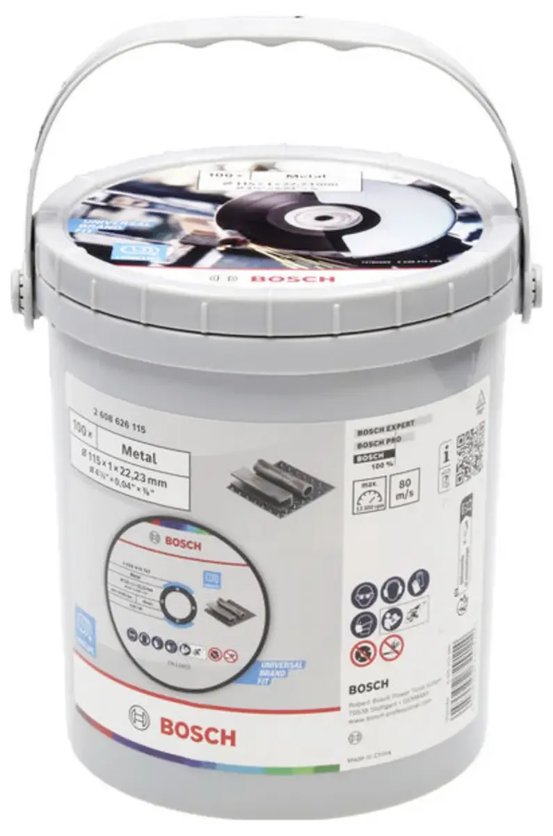 Bosch Accessories 2608626115 2608626115 Trennscheibe 100 St. Metall de Bosch Professional – image du produit